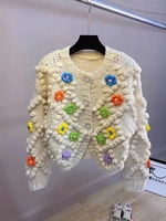 2022 hiver automne gros tricot à la main câble pull ample femmes épais tricoté pull tricots
