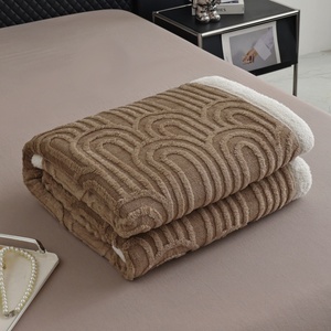 Manta de Sherpa KINGWOOD con Patrón de Arco 3D, Color Café, Envío Directo desde la UE, Disponible en Polonia - Product Image 5