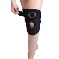 Masseur portable sans fil RS pour genoux, jambes et mollets, 6 modes, 9 niveaux d'intensité, EMS, avec contrôle du temps, batterie au lithium, pièce unique