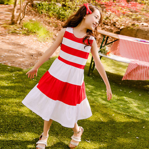 Wholesale Casual Online Store Summer Striped Shirt Maxi Thailand Dress Clothing Looking for Distributor - Product Image 2