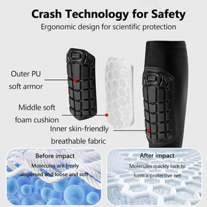 Protectores de Espinilleras para Hombres, Mujeres, Niños y Jóvenes, para Fútbol, Béisbol, Ciclismo y Deportes al Aire Libre - Product Image 3