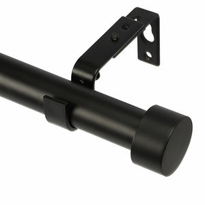 Juego de Barra de Cortina de Metal Negro Mate KYOK, Diseño Elegante, Soporte Invisible para Decoración Moderna del Hogar, Uso en Interiores y Exteriores - Product Image 2