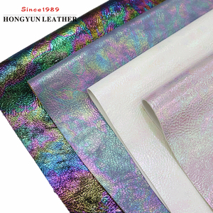 Cuir synthétique de haute qualité, doux et confortable, à motif holographique, imperméable, en PU, en rouleau, pour sacs et chaussures - Product Image 3