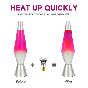 해파리 용암 램프 병 판매용 소형 LED 야간 조명 화산 - Product Image 6