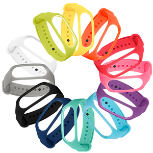 Mini bracelet de montre en silicone pour bracelet de sport en caoutchouc silicone, bracelet intelligent, bracelet 4, M4 - Product Image 2