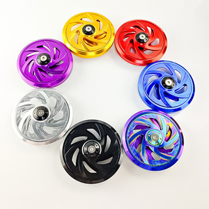 Cubierta de Ventilador de Motor para Motocicleta Qiangye, 100mm, Universal, Decorativa y Protectora, Accesorio para Estilizar Motos - Product Image 2