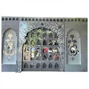 WEDDINGHOMEDECOR Scène de mariage rétro durable avec miroirs pour événements promotionnels - Product Image 1