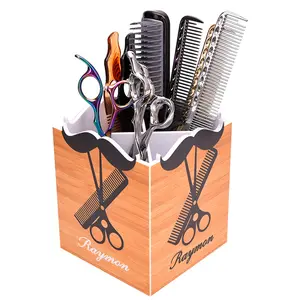 Suporte para pente de cabeleireiro, suporte organizador de rolo de ferro para estilizar o cabelo, para salão de beleza e barbeiro, 1 peça