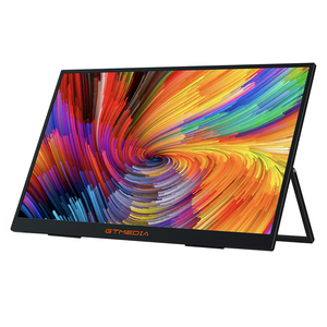 15.6 pouces 1080P moniteur d'ordinateur portable HDMI affichage d'ordinateur voyage jeu moniteur externe avec couverture intelligente pour commutateur de téléphone <span class=keywords><strong>Mac</strong></span> - Product Image 1