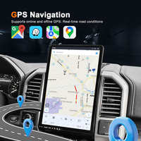 Autoradio 16,8 pouces pour Ford F150 2015-2020 avec système SYNC2/3, Android Auto, CarPlay, télécommande, lecteur DVD, garantie 1 an