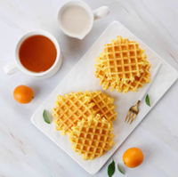 Machine de biscuit de gaufre de productivité élevée/chaîne de production molle de gaufrette/équipement doux de cuisson de gaufre
