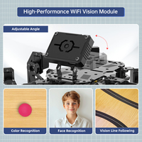 Robot Hexápodo Hiwonder MiniHexa DIY con Visión Artificial y Interacción por Voz, Compatible con Programación y Expansión de Sensores