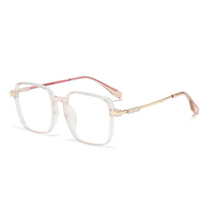 Gafas de bloqueo de luz azul con marco de Metal cuadrado 2025, gafas de ordenador antifatiga ocular con lente HD para uso en pantalla de oficina - Product Image 3