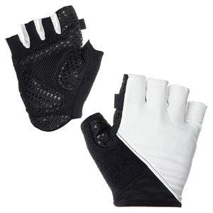 Gants de cyclisme d'hiver à demi-doigts, résistants aux chocs, respirants, compatibles avec les écrans tactiles, logo personnalisé, unisexe, légers, en polyester - Product Image 1