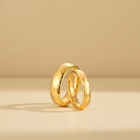 Bague de mariage en tungstène plaqué or 18K 24K pour homme et couple, 8MM 6MM, prix de gros