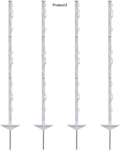 Palo per Recinzione in Plastica Poli con Diversi Colori, 48 Pollici - Product Image 6