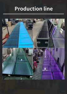 Fabricante de Equipos de Iluminación para Escenarios, Pista de Baile LED Iluminada con Espejo Infinito 3D Extraíble con Cable, DMX512 RGB CRI80 para Parques Temáticos - Product Image 6