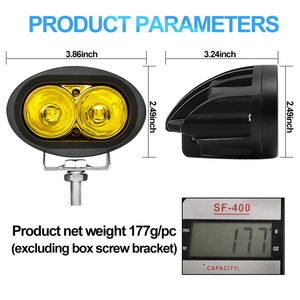 Système d'éclairage de <span class=keywords><strong>moto</strong></span> 4 pouces led antibrouillard jaune 3500k 12v 24v projecteur antibrouillard lampe de conduite led lumières pour <span class=keywords><strong>moto</strong></span> - Product Image 6