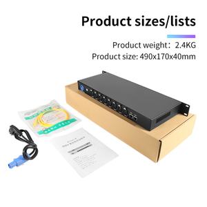 AICPOSE Nuevo Divisor DMX 512 de 8 Canales con Aislamiento Fotoeléctrico, Amplificador de Señal de 8 Vías, Modelo con Aislamiento Óptico - Product Image 3