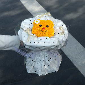 <b>Doll</b> Bouquet Carnation Simulation Flower Cute Creative Soap Flower Puppy Cartoon Valentine's Day Birthday Gift - Product Image 6