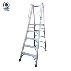 Prima Moderne Portable Triple Pliable En Aluminium Échelle Domestique Escaliers Rétractables pour Ménage Montée pour Appartements - Product Image 5