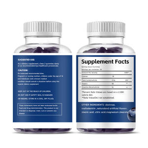 Oem Odm Creatine Monohydrate <b>Gummy</b> <b>Candy</b> Adult Muscle Building Workout Performance Support 60 Blueberry Flavored 100% Natural - Product Image 2