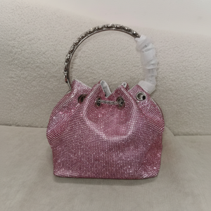 Sac de soirée en fer pour femmes, fait à la main, design élégant, pochette en métal massif, fermoir magnétique perlé, pour les mariages et les fêtes de mariage - Product Image 1