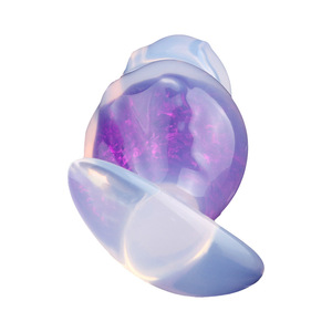 CF -P9139ドルフィンアンカーベースシリコン振動アナルプラグ6色オプションSmベストセックスおもちゃ3スピード + 7周波数ダブル - Product Image 4