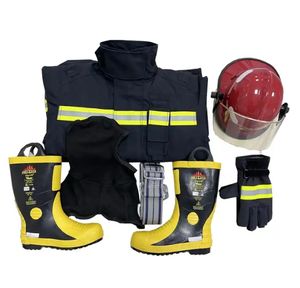 بدلة قتال الحريق الأفضل مبيعاً من المصنع، بدل رجال الإطفاء، بدلة قتال حريق متميزة ببطانة قماشية تسمح بمرور الهواء - Product Image 4