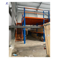 Système de plancher mezzanine en acier robuste Fabricants industriels à haute densité personnalisés Plate-forme mezzanine de stockage en entrepôt