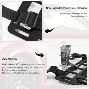 Organizador Táctico para Reposacabezas de Vehículo, Tablero Molle con 12+ Compartimentos, Material ABS para Asientos de Auto, Vehículos Todoterreno, Interior - Product Image 3