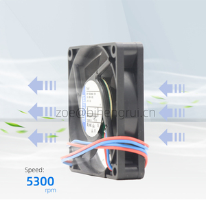 714F ebmpapst 0.064A 7015 24V DC 1.5W 70x70x15มม. 7ซม. 44m 3/H 5300RPM ลวด IP20นำไปสู่พัดลมระบายความร้อนตามแนวแกนเครื่องปรับอากาศตู้แอร์ - Product Image 3