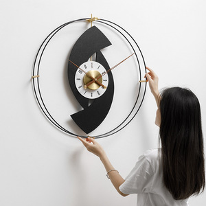 Reloj de pared Wozoom, redondo, con mecanismo de escaneo alimentado por batería, decoración moderna de una sola cara para sala de estar o restaurante - Product Image 3