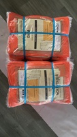 Bâche imperméable en PE double face, poids moyen, anti-UV, couleur orange vif, pour barrages d'irrigation – Offre Spéciale