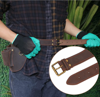 Étui de ceinture en cuir pour outils de jardinage et d'horticulture, pochette pour ciseaux et sécateur, pliable, pour camping et escalade