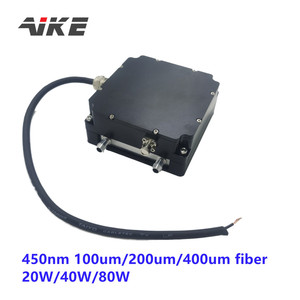 Máy Laze Đôi Sợi Quang Công Suất Cao AIKE, Mô Đun Laze Xanh Dương 445nm 450nm 20W 40W <span class=keywords><strong>80W</strong></span> Để Xử Lý Vật Liệu, In 3D - Product Image 2
