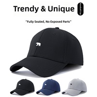 Chapeaux et casquettes, Casquette homme 6 panneaux entièrement fermée, Casquette à visière courbée unie, Automne Hiver, Logo brodé personnalisé disponible