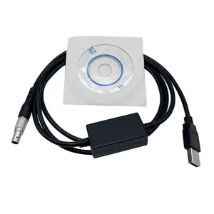 Cable DE DATOS USB Conectar 5 PIN + Cable de instrumento USB Conector de 1,8 m para estación total Win8 Win10 Cable USB