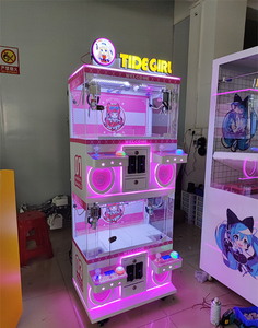 Cheap 3 Inches Mixed Claw Machine <b>Mini</b> Room Coin Start joy Clip Doll Wholesale <b>Mini</b> Claw Clip Doll Machine - Product Image 4