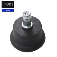 Roulettes fixes modernes en nylon pour chaises de bureau, capacité de charge 50 kg, certifiées SGS, pour hôpitaux et écoles, vente en gros