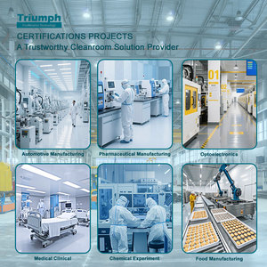 Sala Operatoria Modulare Pulita Senza Polvere, Sistema Prefabbricato per Industria Farmaceutica, Camera Pulita Modulare Classe 100 con HVAC - Product Image 2