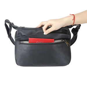 Bolsos cruzados AndoBag para mujer, de cuero genuino, para ir al trabajo, bandolera, bolso de mensajero, color sólido, bolso informal tipo satchel 1810 - Product Image 5