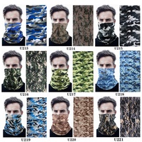 Bas prix Camouflage crâne sans couture tubulaire Bandana tactique bandeau écharpe Clown masque randonnée cache-cou chasse Tube masque facial