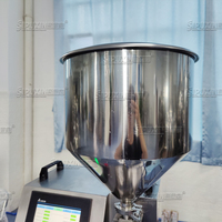 Machine de remplissage électrique SPX à pompe à engrenages à buse unique pour crème cosmétique produits liquides pour l'emballage de bouteilles en papier plastique alimentaire