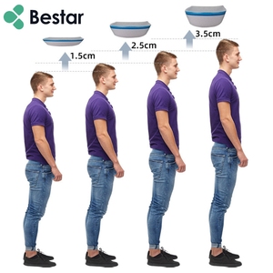 Solette in Gel da 1,5 cm per Aumentare l'Altezza, Inserti per Scarpe, Cuscinetti in Silicone per Rialzare il Tallone - Product Image 6