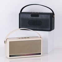 M640 Super Bass Puissant Stéréo Portable Vintage & Intemporel Sans Fil BT Haut-Parleur Radio FM TF/ USB Haut-parleur Subwoofer Actif