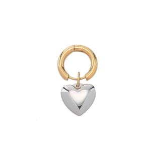 Pendientes de Acero Inoxidable Personalizados al por Mayor, Resistentes al Agua, Chapados en Oro de 18k, con Forma de Corazón, para Mujeres y Adolescentes - Product Image 6