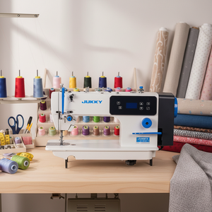 Machine à coudre industrielle Jukky 9808 à commande informatisée, haute vitesse, haute précision, à aiguille simple, <span class=keywords><strong>en</strong></span> promotion - Product Image 1