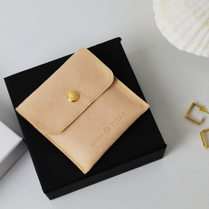 USM. Luxurious Customized Color <b>Gift</b> Jewelry Pouch Microfiber <b>Envelope</b> Portable Rectangle Customizable Size Jewelry - Product Image 1