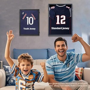 Jersey Frame - Nuevo Marco de Fotos para Niños, Estuche de Exhibición, <span class=keywords><strong>Golden</strong></span> <span class=keywords><strong>State</strong></span> <span class=keywords><strong>Warriors</strong></span>, Arte Conmemorativo Juvenil, Decorativo, Moderno y Ecológico - Product Image 3